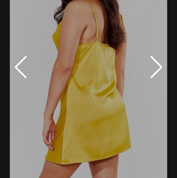 Satin Cowl Cami Dress - Picture 2 of 3